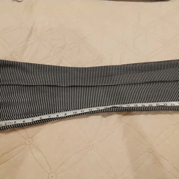 Houndstooth Tailored Vest & Pants Set - Black & White - Picture 4 of 6